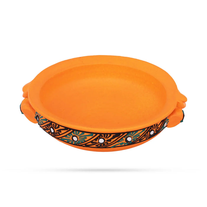 Terracotta Uruli - 2.5 x 6.75 Inches | Clay Urli/ Flower Pot for Home Decor