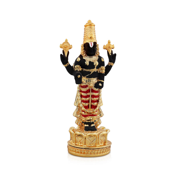 Balaji Standing On Base Murti - 6 x 2.75 Inches | Resin Idol/ Balaji Statue for Home & Pooja Space