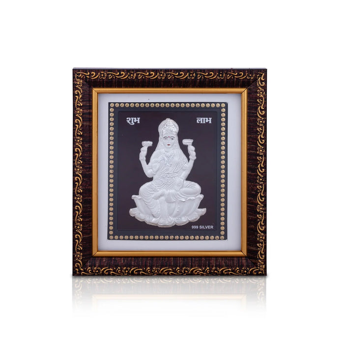 Deity Photo Frame - 5 x 5.5 Inches | Silver Picture Frame for Car Decor