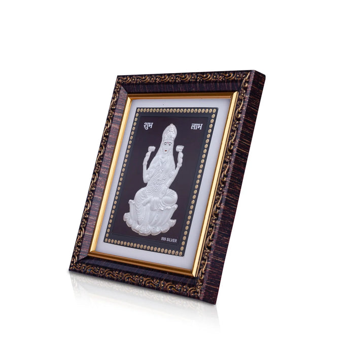 Deity Photo Frame - 5 x 5.5 Inches | Silver Picture Frame for Car Decor