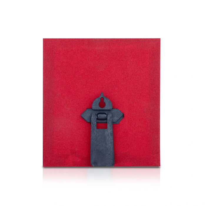 Deity Photo Frame - 5 x 5.5 Inches | Silver Picture Frame for Car Decor