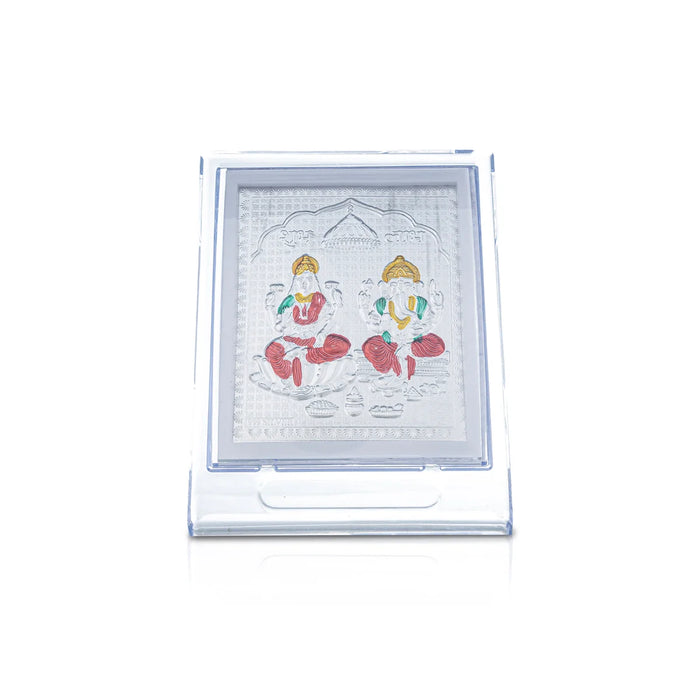 Deity Photo Frame - 7 x 5 Inches | Silver Picture Frame for Car Decor