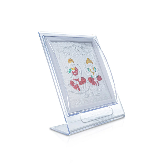 Deity Photo Frame - 7 x 5 Inches | Silver Picture Frame for Car Decor