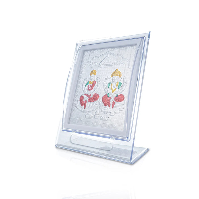 Deity Photo Frame - 7 x 5 Inches | Silver Picture Frame for Car Decor