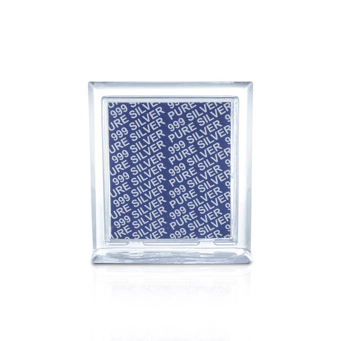 Deity Photo Frame - 3 x 2.5 Inches | Silver Picture Frame for Car Decor