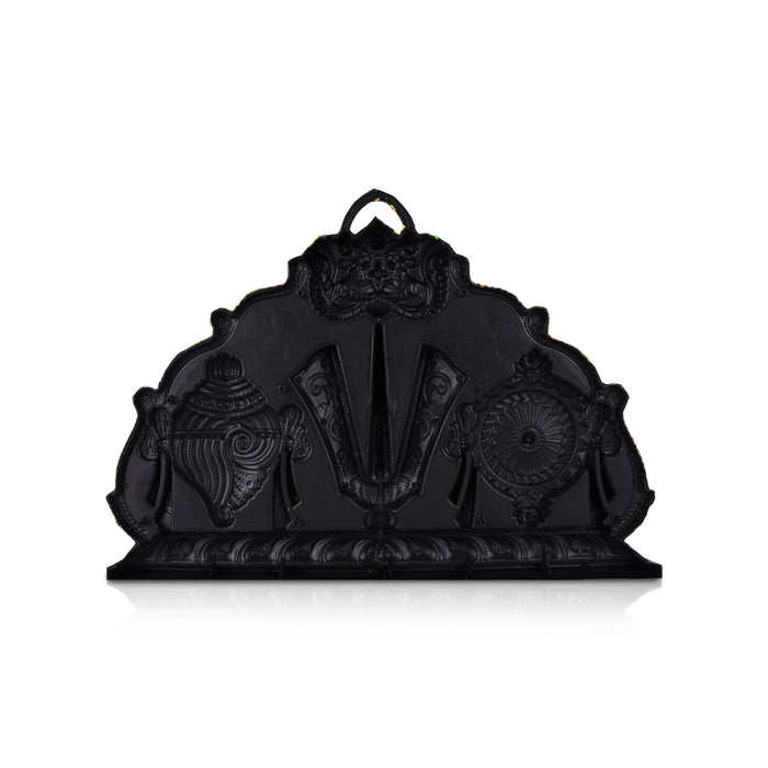 Shankh Chakra Namam Design Wall Hanging - 13 X 19 Inches | Wall Hanger/ Plastic Wall Decoration For Home Decor