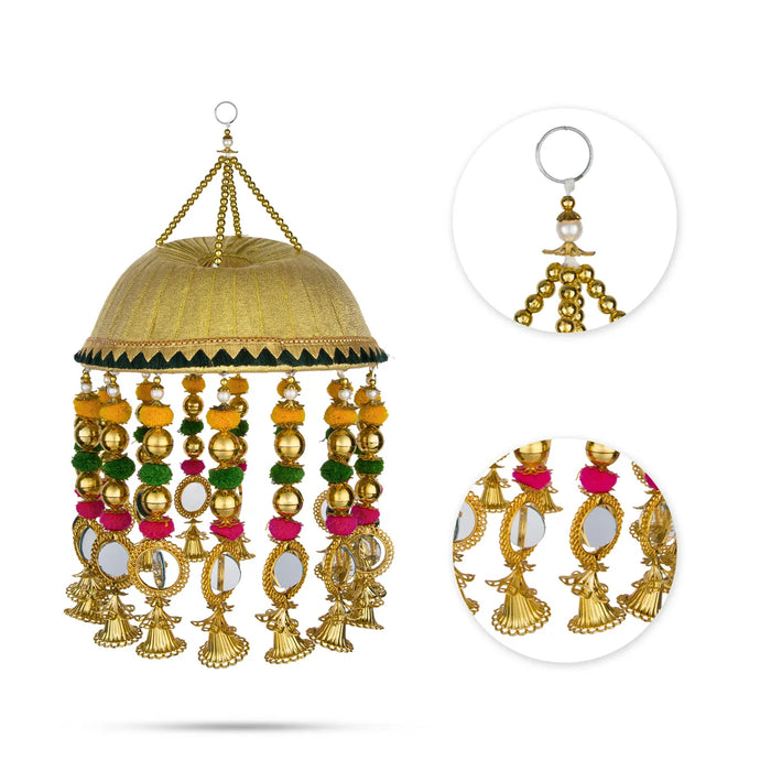 Wall Hanging - 18 Inches | Wall Decor/ Beads Design Topli Wall Hanger For Living Room Decor