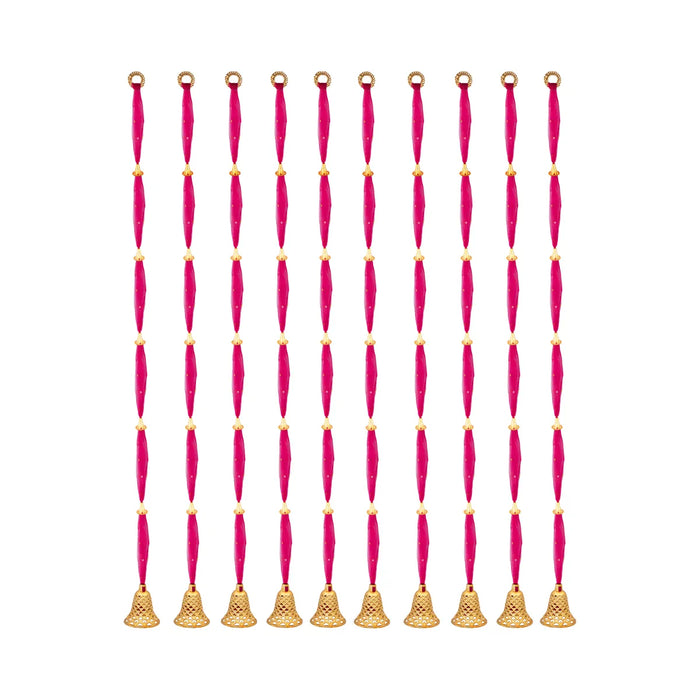 Side Toran - 69 Inches | Net Thoranam/ 10 Pcs Set/ Door Hanging Toran for Home Entrance Decor