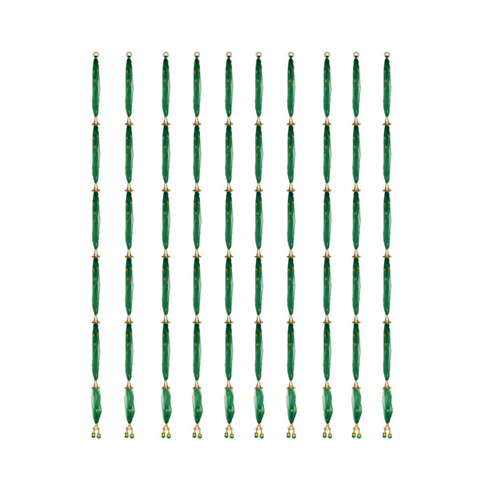 Side Toran - 69 Inches | Net Thoranam/ 10 Pcs Set/ Door Hanging Toran for Home Entrance Decor