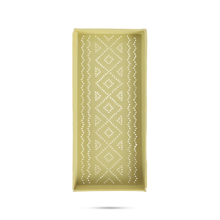 Rangoli Stencil - 2.5 x 6 Inches | 6 Pcs/ Kolam Stencil / Dotted Design Achu / Muggulu Stencil for Home Decor