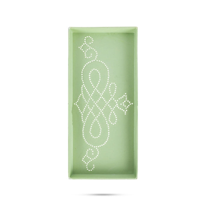 Rangoli Stencil - 2.5 x 6 Inches | 6 Pcs/ Kolam Stencil / Dotted Design Achu / Muggulu Stencil for Home Decor