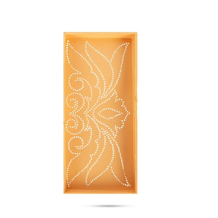 Rangoli Stencil - 2.5 x 6 Inches | 6 Pcs/ Kolam Stencil / Dotted Design Achu / Muggulu Stencil for Home Decor
