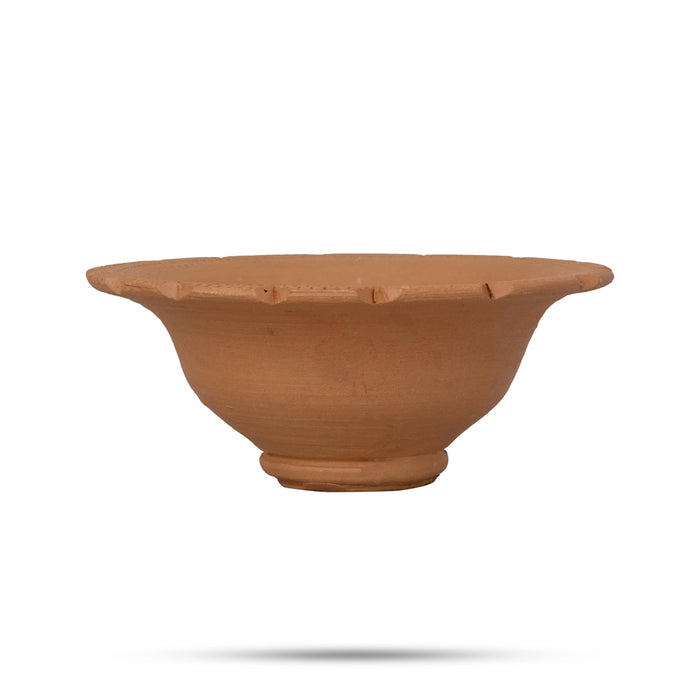 Agarbathi Stand - 2 x 5 Inches | Clay Holder/ Flower Design Holder for Incense Sticks