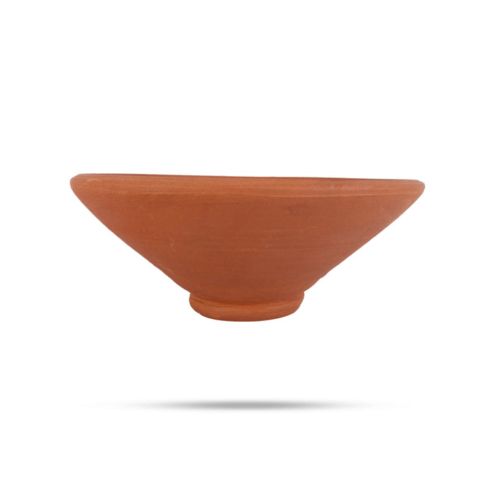 Agarbathy Holder Clay - 2 x 4.25 Inches | Plain Incense Stick Holder/ Agarbatti Stand for Pooja Room & Home Decor