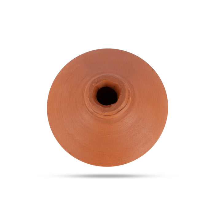 Agarbathy Holder Clay - 2 x 4.25 Inches | Plain Incense Stick Holder/ Agarbatti Stand for Pooja Room & Home Decor