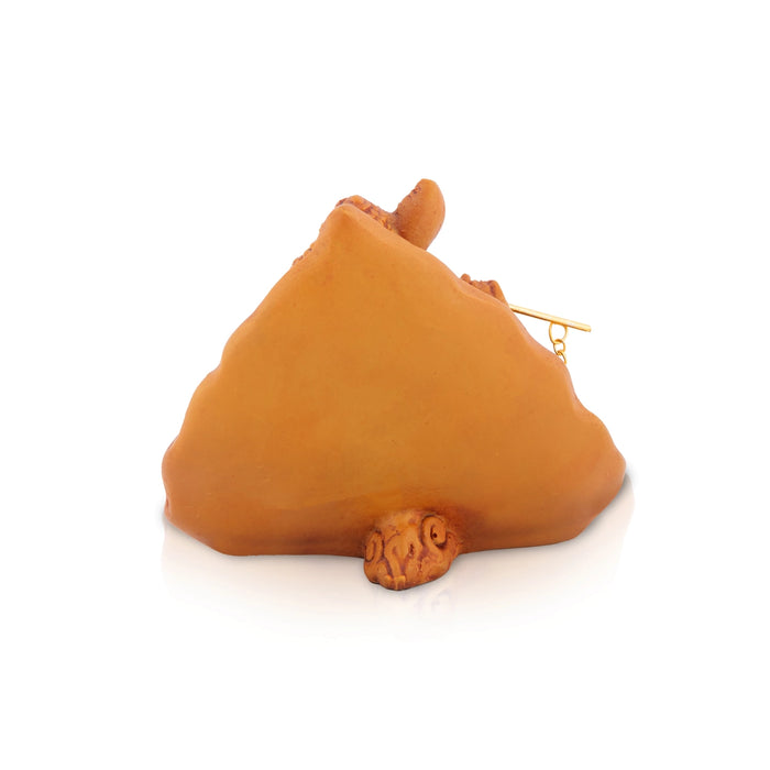 Leaf Krishna Sleeping On Base Statue - 3 x 3.25 Inches | Resin Idol/ Krishna Murti For Home & Festive Decor