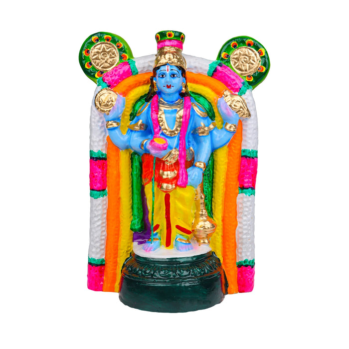 Guruvayurappan Clay Golu Bommai - 12 Inches | Giri Golu Doll/ Navaratri Golu Bomma/Gombe/Bommai