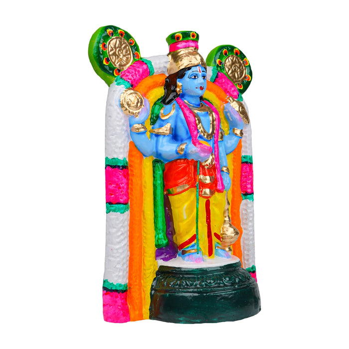 Guruvayurappan Clay Golu Bommai - 12 Inches | Giri Golu Doll/ Navaratri Golu Bomma/Gombe/Bommai