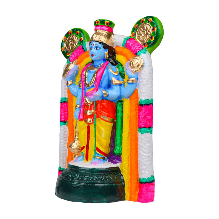 Guruvayurappan Clay Golu Bommai - 12 Inches | Giri Golu Doll/ Navaratri Golu Bomma/Gombe/Bommai