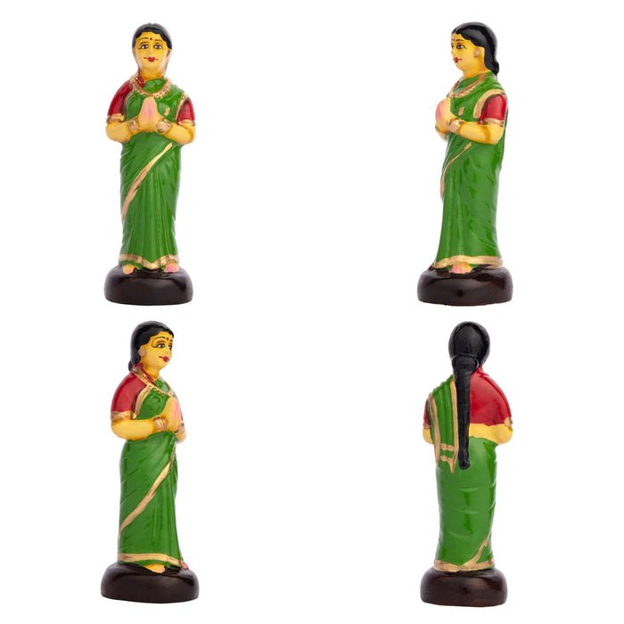 Govardhana Giri Paper Mache Golu Bommai Set - 18 Inches | Giri Golu Doll/ Navaratri Golu Bomma/Gombe/Bommai