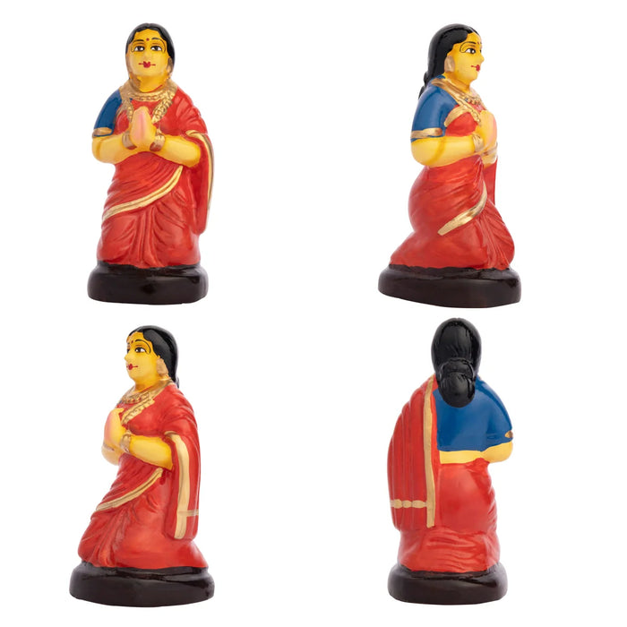 Govardhana Giri Paper Mache Golu Bommai Set - 18 Inches | Giri Golu Doll/ Navaratri Golu Bomma/Gombe/Bommai