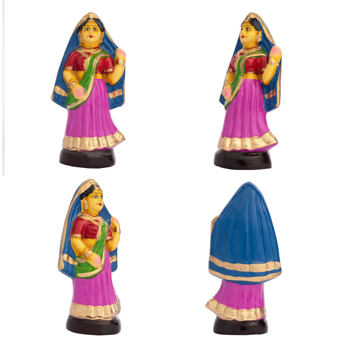 Govardhana Giri Paper Mache Golu Bommai Set - 18 Inches | Giri Golu Doll/ Navaratri Golu Bomma/Gombe/Bommai