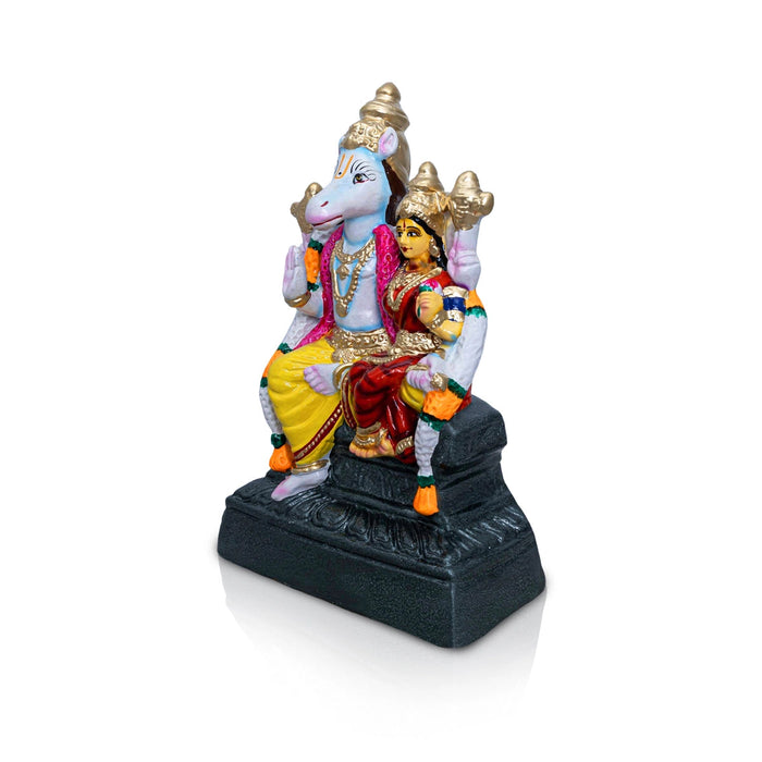 Lakshmi Hayagreevar Paper Mache Golu Bommai - 14 x 8.5 Inches | Giri Golu Doll/ Navaratri Golu Bomma/Gombe