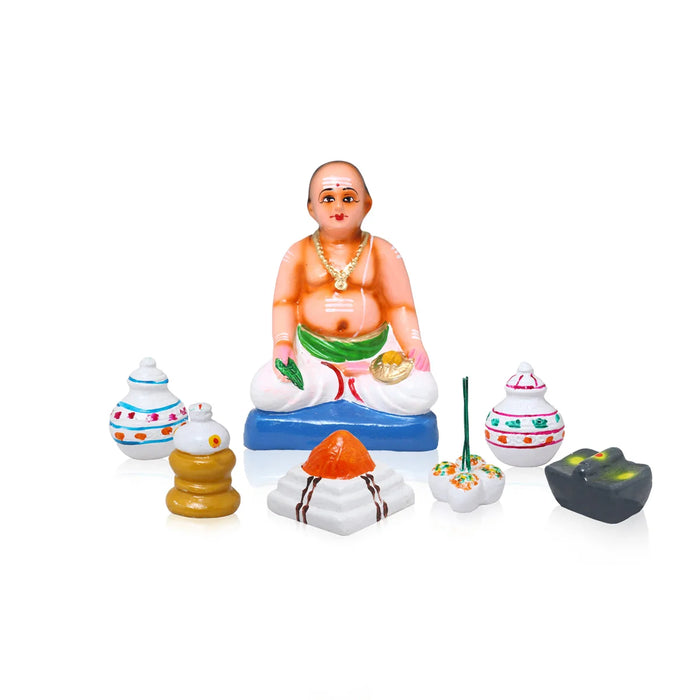 Marriage Paper Mache Golu Bommai Set - 14 Inches | Giri Golu Doll/ Navaratri Golu Bomma/Gombe/Bommai