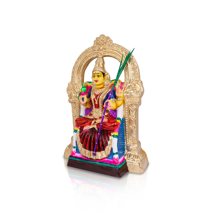 Kamakshi Idol Paper Mache Golu Bommai - 18 X 11 Inches | Navaratri Golu Gombe/ Giri Golu Doll/ Navratri Decor