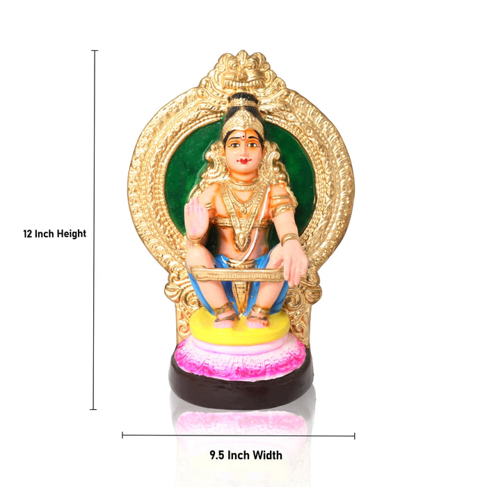 Ayyappan Paper Mache Golu Bommai - 12 Inches | Giri Golu Doll/ Navaratri Golu Bomma/Gombe/Bommai