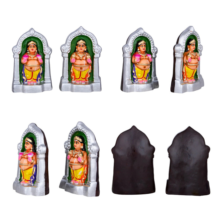 Kuberan Paper Mache Golu Bommai Set - 12 x 9 Inches | Giri Golu Doll/ Navaratri Golu Bomma/Bommai/Gombe