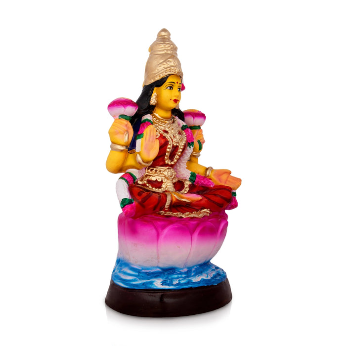 Laxmi Devi Paper Mache Golu Bommai - 13 x 8.5 Inches | Giri Golu Doll/ Navaratri Golu Bomma/Gombe/Bommai