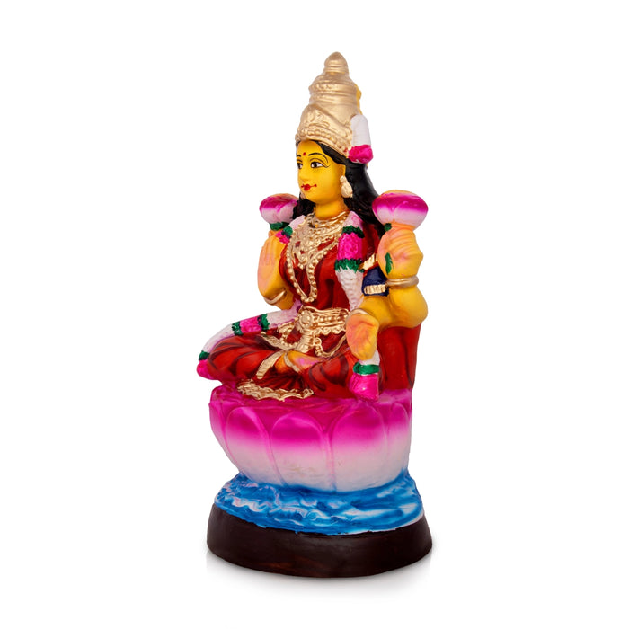 Laxmi Devi Paper Mache Golu Bommai - 13 x 8.5 Inches | Giri Golu Doll/ Navaratri Golu Bomma/Gombe/Bommai