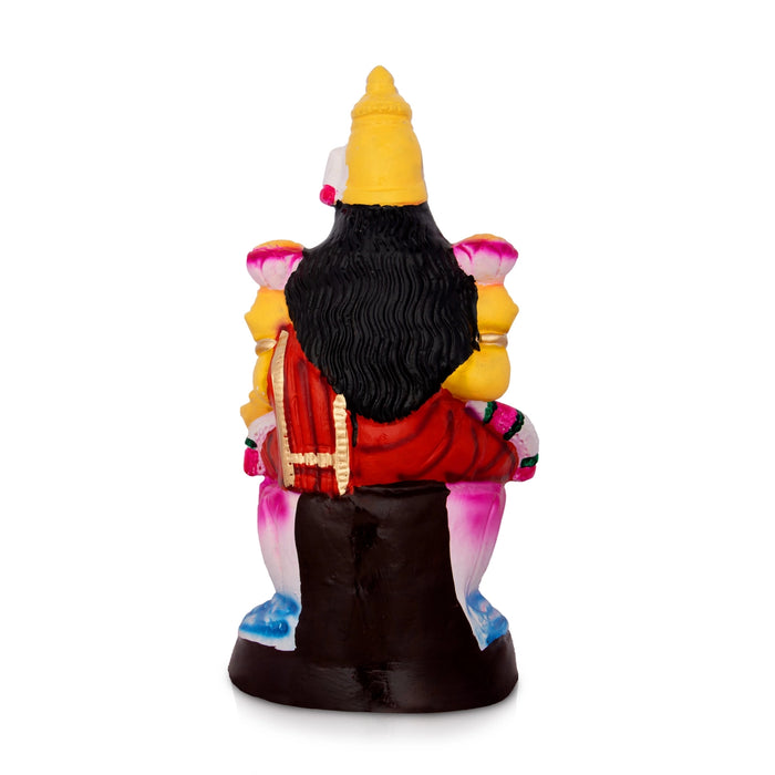 Laxmi Devi Paper Mache Golu Bommai - 13 x 8.5 Inches | Giri Golu Doll/ Navaratri Golu Bomma/Gombe/Bommai