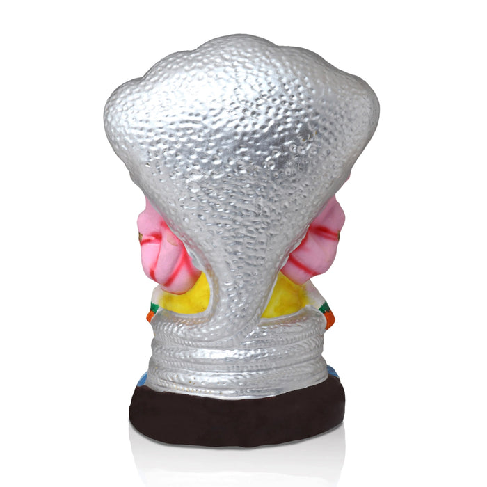 Lakshmi Narasimha Swamy Vigraham Clay Golu Bommai- 10 X 6 Inches | Giri Golu Doll/Navaratri Gombe/Navratri Decor