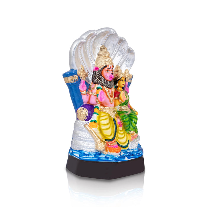 Lakshmi Narasimhar Paper Mache Golu Bommai - 15 x 8.5 Inches | Giri Golu Doll/ Navaratri Golu Bomma/Gombe