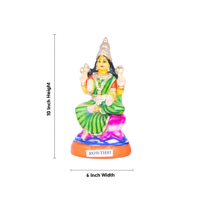 Nava Nayagi Paper Mache Golu Bommai Set - 9 X 6.5 Inches | Giri Golu Doll/ Navaratri Gombe/ Navratri Decor