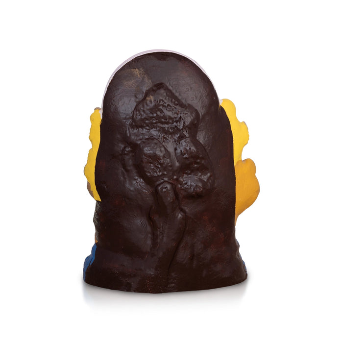 Mahishasuramardini Durga Idol Clay Golu Bommai- 10 X 7.75 Inches | Giri Golu Doll/Navaratri Gombe/Navratri Decor