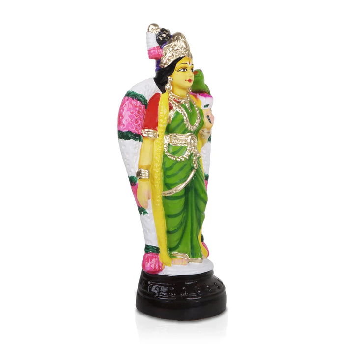 Andal Paper Mache Golu Bommai - 10 x 4 Inches | Giri Golu Doll/ Navaratri Golu Bomma/Gombe/Bommai