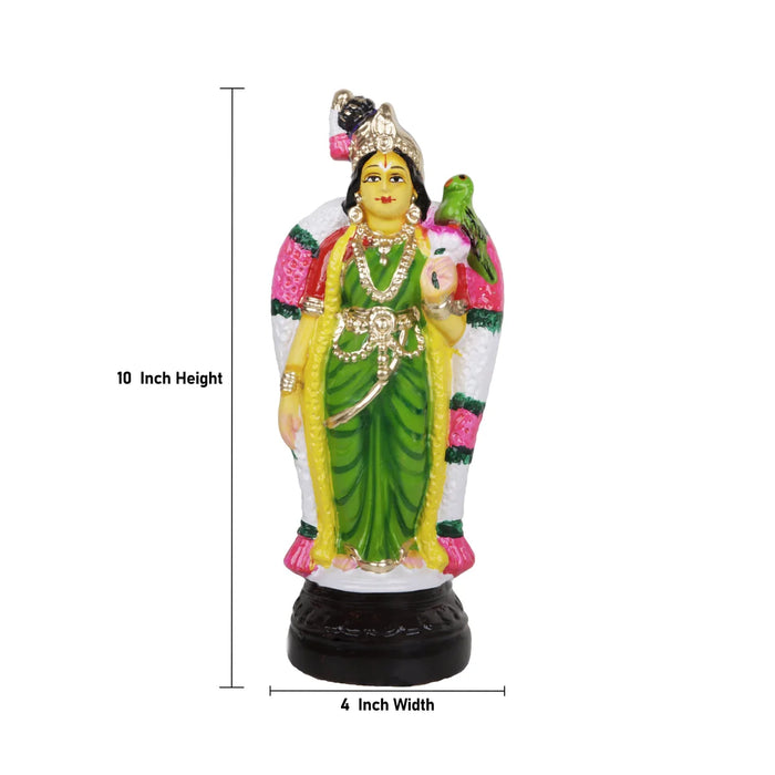 Andal Paper Mache Golu Bommai - 10 x 4 Inches | Giri Golu Doll/ Navaratri Golu Bomma/Gombe/Bommai