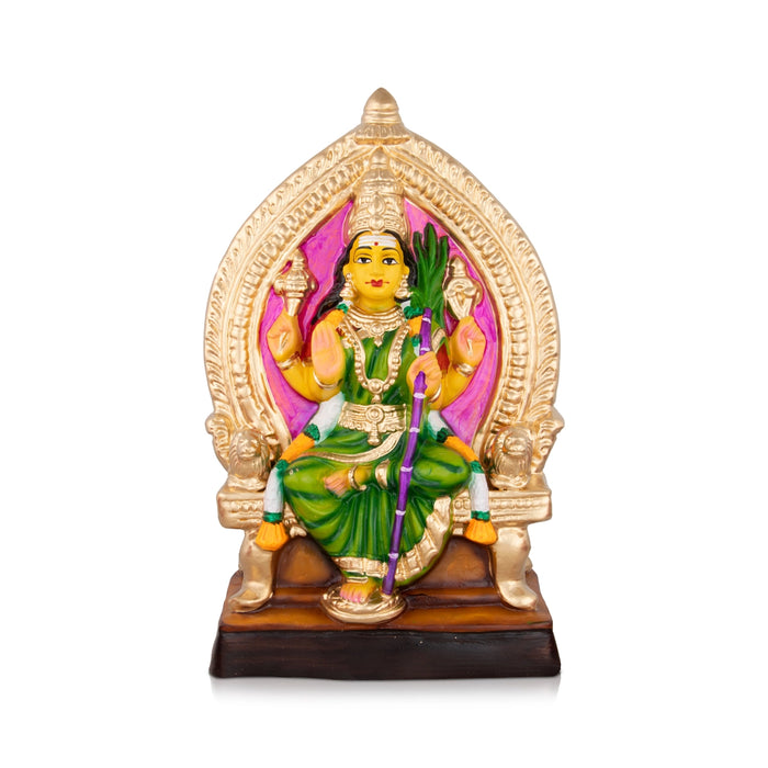 Raja Rajeshwari Paper Mache Golu Bommai - 11 x 8 Inches | Giri Golu Doll/ Navaratri Golu Bomma/Gombe/Bommai