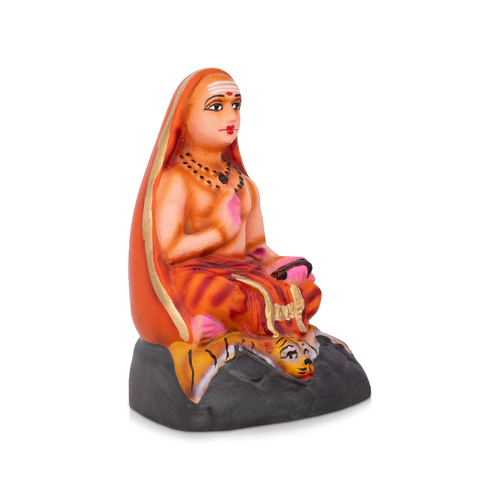 Adi Shankara Paper Mache Golu Bommai - 6 Inches | Giri Golu Doll/ Navaratri Golu Bomma/Gombe/Bommai