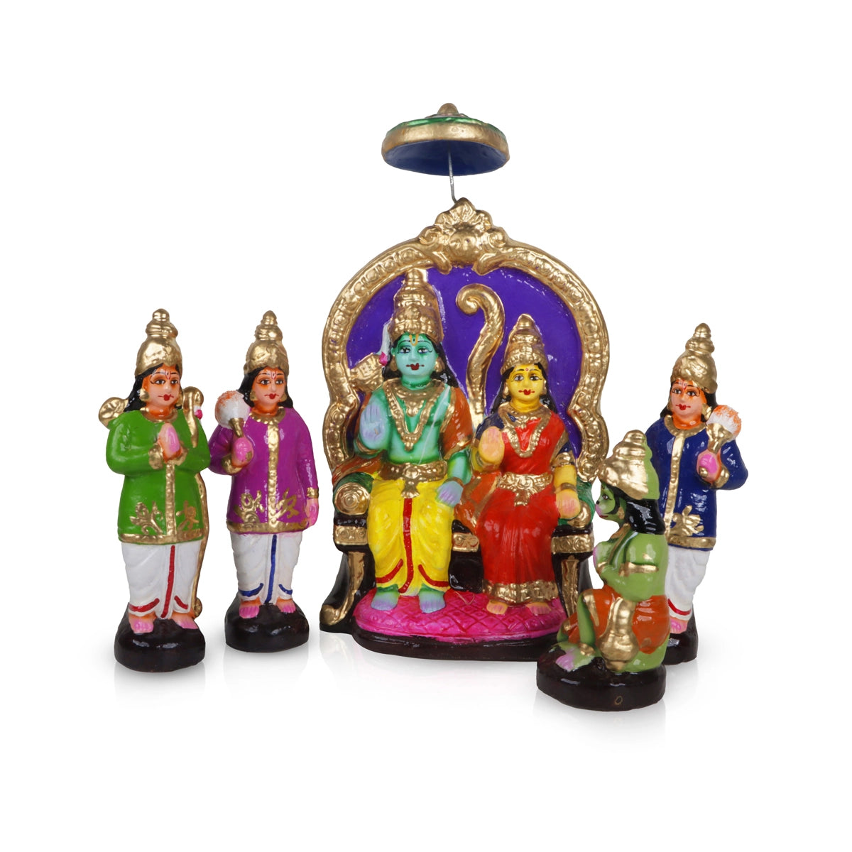 Sree Rama Doll Giri USA - Rama Pattabhishekam Set | Golu Dolls | Navarathri Golu Bommai