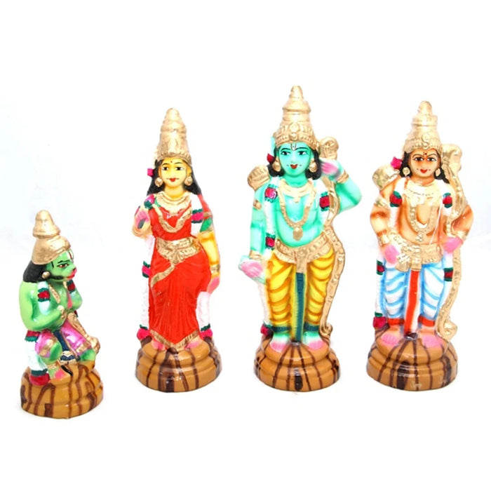 Ramar Clay Golu Bommai Set - 12 Inches | Giri Golu Doll/ Navaratri Golu Bomma/Gombe/Bommai