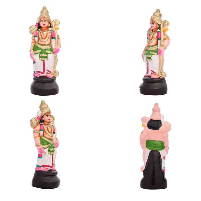 Ramar Clay Golu Bommai Set - 9 Inches | Giri Golu Doll/ Navaratri Golu Bomma/Gombe/Bommai