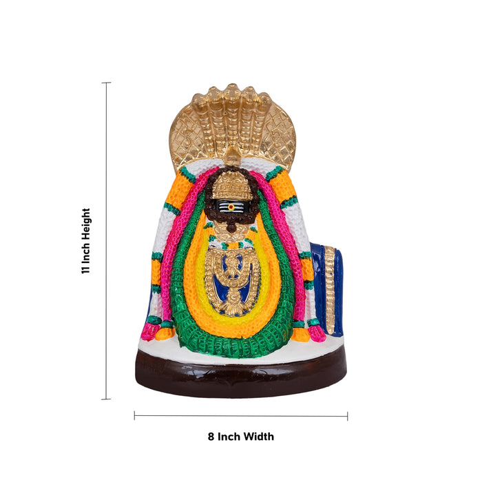 Annamalaiyar Unnamalai Amman Paper Mache Golu Bommai Pair - 12 X 8 Inches | Giri Golu Doll/ Navratri Gombe
