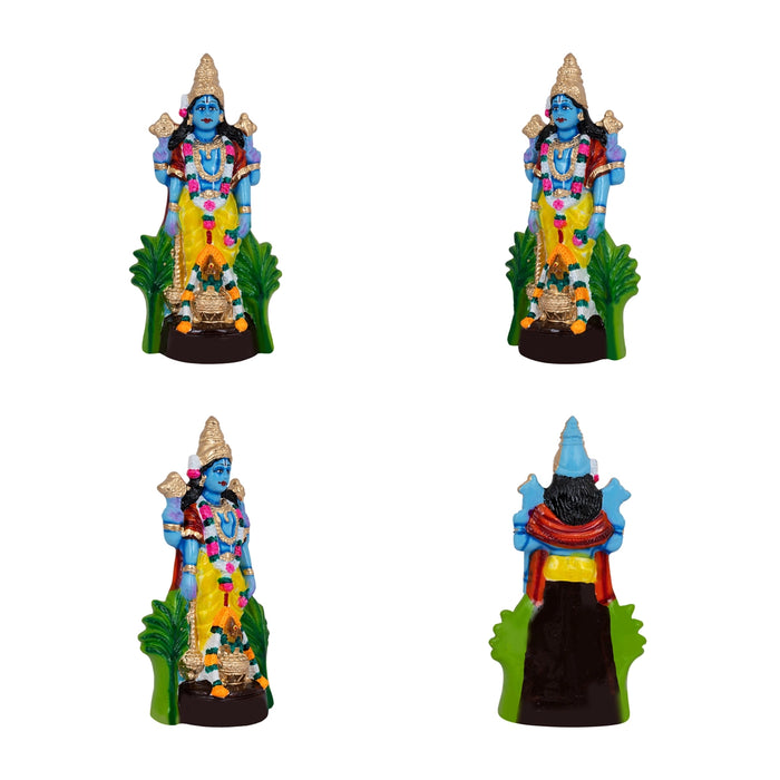 Satyanarayana Idol Pooja Paper Mache Golu Bommai Set - 11 X 5.5 Inches | Navaratri Golu Gombe/ Giri Golu Doll