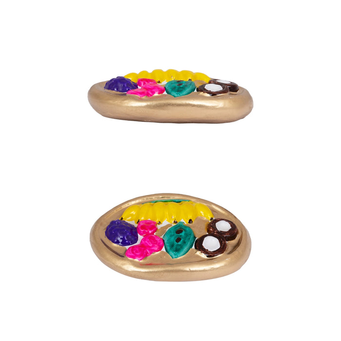 Satyanarayana Idol Pooja Paper Mache Golu Bommai Set - 11 X 5.5 Inches | Navaratri Golu Gombe/ Giri Golu Doll