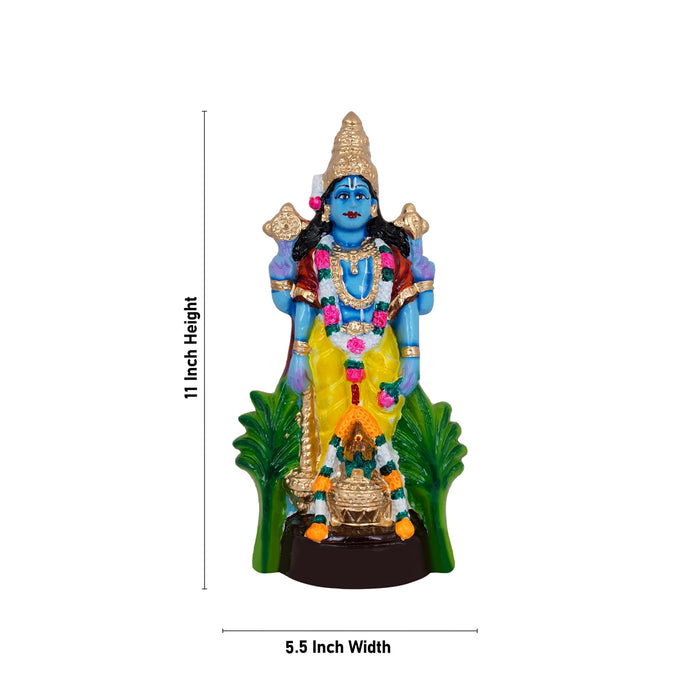 Satyanarayana Idol Pooja Paper Mache Golu Bommai Set - 11 X 5.5 Inches | Navaratri Golu Gombe/ Giri Golu Doll