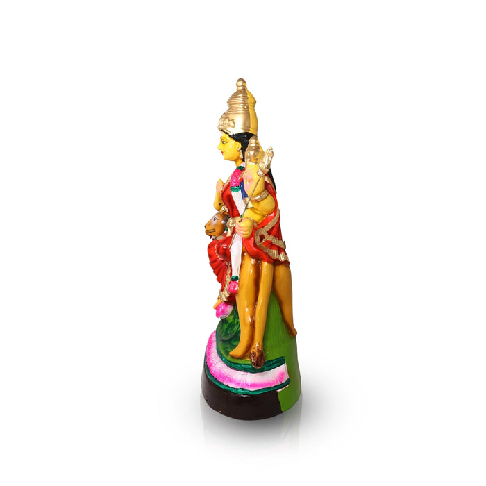 Simhavahini Durga Idol Paper Mache Golu Bommai- 20 X 14 Inches | Giri Golu Doll/ Navaratri Gombe/Navratri Decor